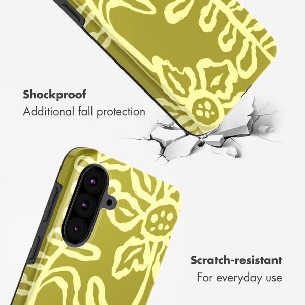 Selencia Vivid Back Cover Samsung Galaxy A37 (5G) - Chalky Bloom