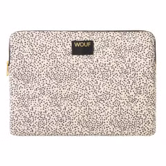Wouf Daily laptop hoes 13-14 inch - Laptopsleeve - Panna