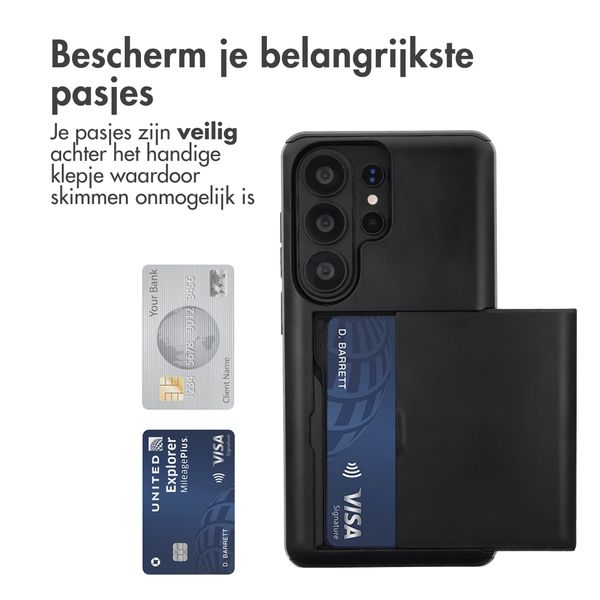 imoshion Backcover met pasjeshouder Samsung Galaxy S26 Ultra - Zwart