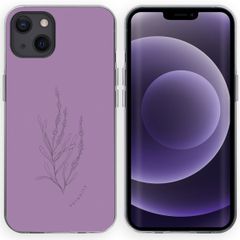 imoshion Design hoesje iPhone 13 - Floral Purple