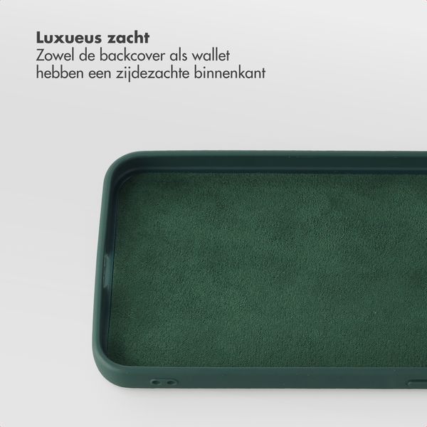 Selencia Olyn Uitneembare Bookcase met MagSafe Samsung Galaxy A57 (5G) - Groen