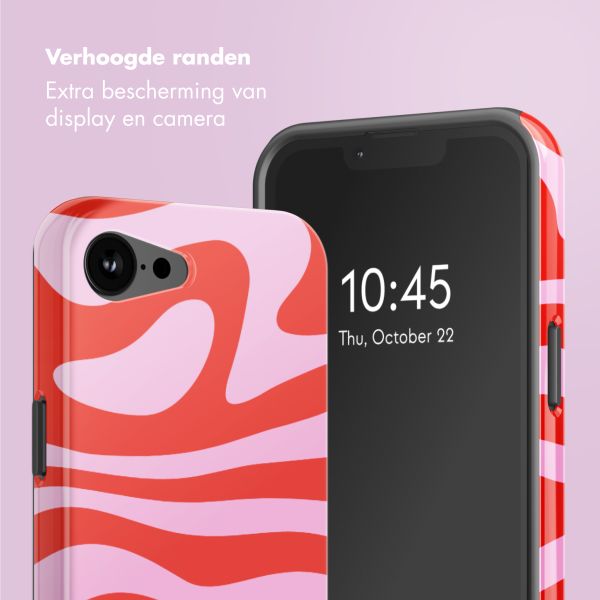 Selencia Vivid Backcover met MagSafe Apple iPhone 16e - Dream Swirl Pink