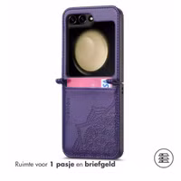 imoshion Mandala Bookcase Samsung Galaxy Z Flip 7 FE - Paars