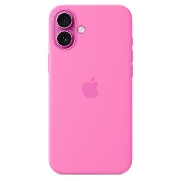 Apple Silicone Backcover MagSafe Apple iPhone 16 Plus - Peony Pink