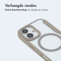 imoshion Transparante Bookcase met MagSafe Apple iPhone 16 - Beige