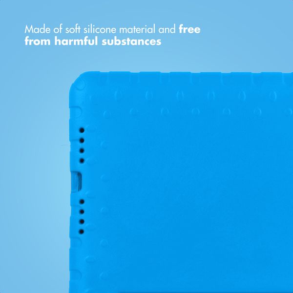 imoshion Kids-Proof Back Cover with Handle Apple iPad 9 (2021) 10.2 inch / iPad 8 (2020) 10.2 inch / iPad 7 (2019) 10.2 inch - Blue