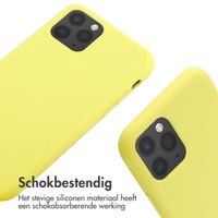 imoshion Siliconen hoesje met koord iPhone 11 Pro - Geel