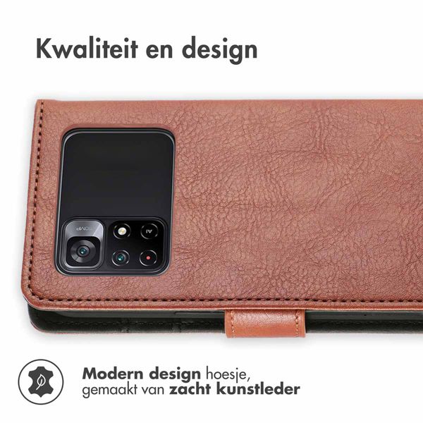 imoshion Luxe Bookcase Xiaomi Poco M4 Pro 5G - Bruin