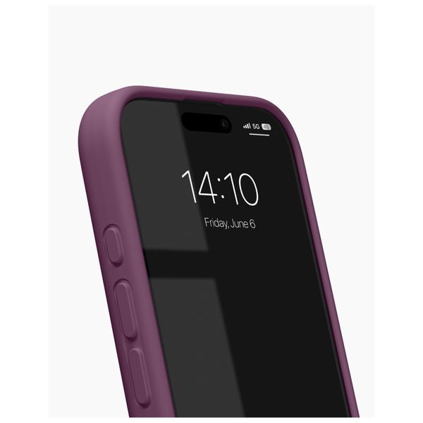 iDeal of Sweden Soft Swirl Silicone MagSafe Case Apple iPhone 17 - Velvet Plum