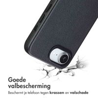 Accezz MagSafe Leather Backcover Apple iPhone 16e - Onyx Black