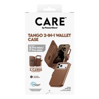 CARE by PanzerGlass Tango 2 in 1 Wallet Case MagSafe Apple iPhone 18 Pro Max / 17 Pro Max - Bruin