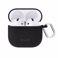 Holdit Solid Silicone Case Apple AirPods 4 - Zwart