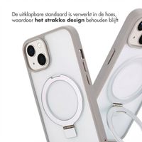 Accezz Ring Stand Backcover met MagSafe Apple iPhone 13 - Grijs