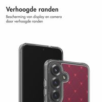 imoshion Design hoesje Samsung Galaxy S25 - Crush Check Coral Dust