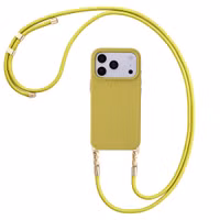 Selencia Universeel Telefoonkoord met 2 haken - verstelbaar - Olive Dust