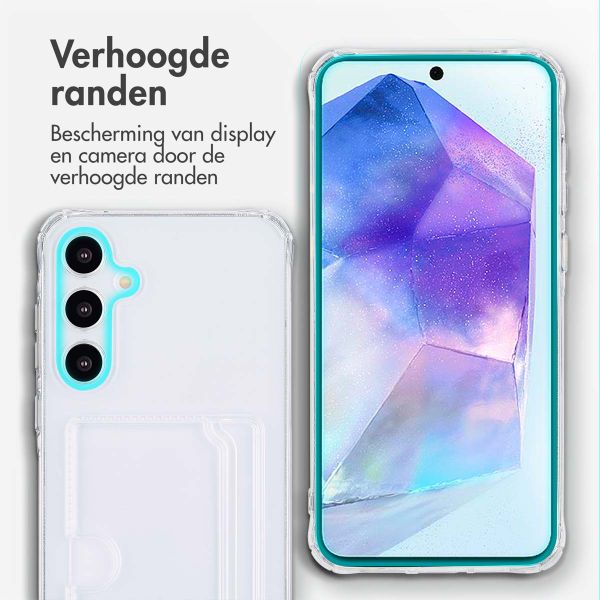 imoshion Softcase Backcover met pasjeshouder Samsung Galaxy A55 - Transparant