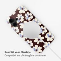 Selencia Vivid Backcover met MagSafe Apple iPhone 16 - Choco Flower Pop
