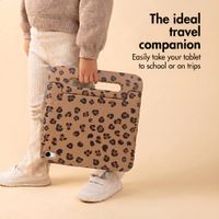 imoshion Kidsproof Design Back Cover with Handle Apple iPad 11 (2025) 11 inch A16 / iPad 10 (2022) 10.9 inch - Leopard Print
