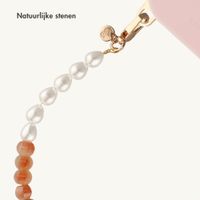 Selencia Pearl Blush Polskoord - Peach