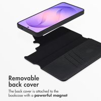 Accezz 2-in-1 Leather Bookcase with MagSafe Samsung Galaxy S26 Ultra - Onyx Black