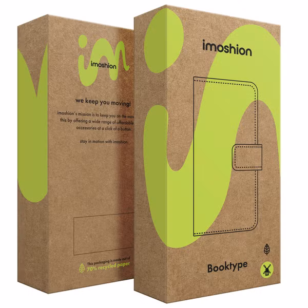 imoshion Design Softcase Bookcase Samsung Galaxy A32 (5G) - White Graphic
