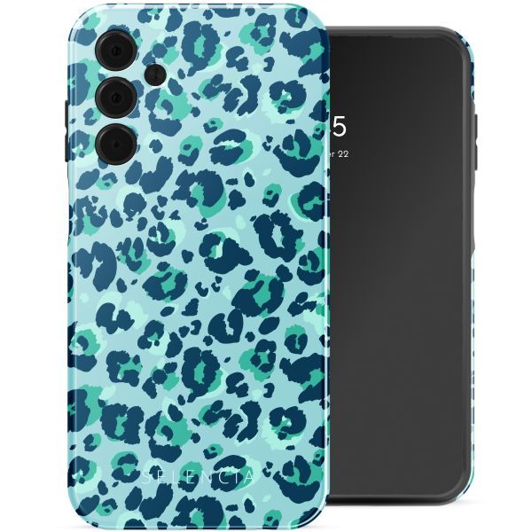 Selencia Vivid Tough Backcover Samsung Galaxy A15 - Wild Spots Light Blue