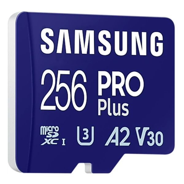 Samsung PRO Plus microSD 2023 - 256GB - inclusief SD Adapter - UHS-I/U3/Full HD/4K UHD