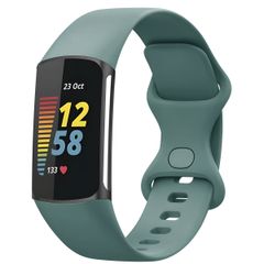 imoshion Siliconen bandje Fitbit Charge 5 / 6 - L - Olive Green