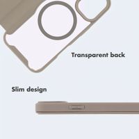 imoshion Transparent Bookcase with MagSafe Apple iPhone 15 - Beige