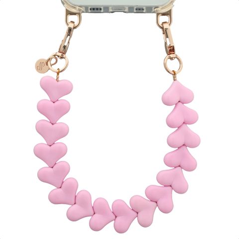 Selencia Lova Hartjes Polskoord - Cotton Candy