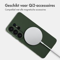 Accezz Grip Backcover met MagSafe Samsung Galaxy S26 Ultra - Donkergroen