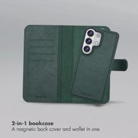 Selencia Olyn Detachable Bookcase with MagSafe Samsung Galaxy S26 Ultra - Green