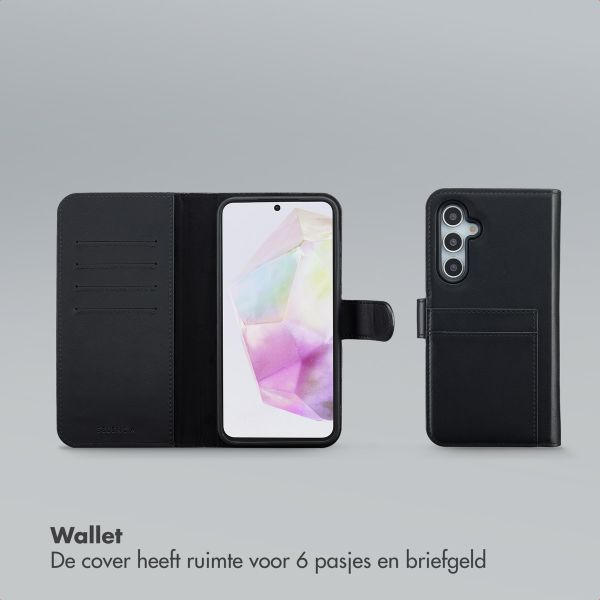 Selencia Olyn Uitneembare Bookcase met MagSafe Samsung Galaxy A35 / A55 - Zwart