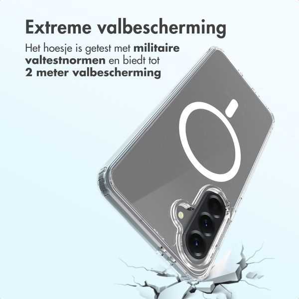 Accezz Xtreme Impact Backcover met MagSafe Samsung Galaxy S25 - Transparant