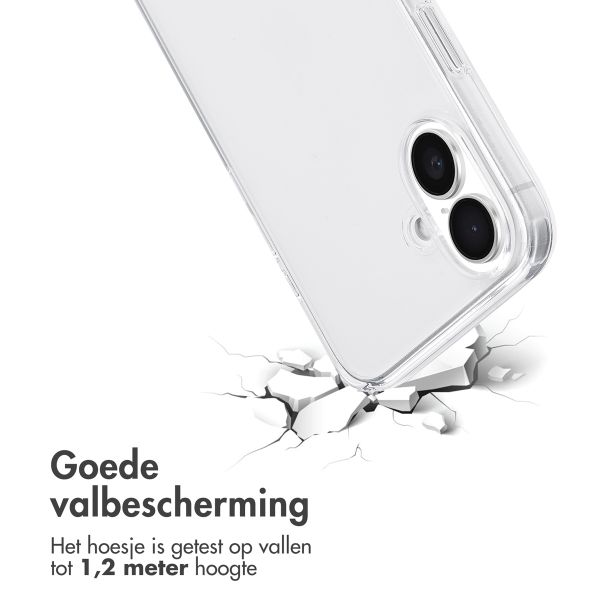 imoshion Stand Backcover Apple iPhone 16 Plus - Transparant