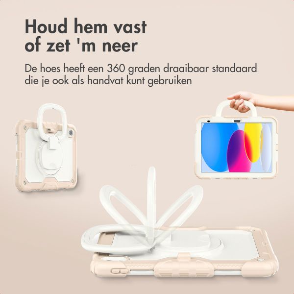 imoshion Rugged Kidsproof Backcover Apple iPad 11 (2025) 11 inch A16 / iPad 10 (2022) 10.9 inch - Lichtroze