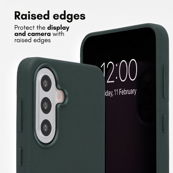 Accezz Leather Case with MagSafe Samsung Galaxy A57 (5G) - Cedar Green