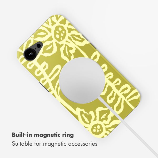 Selencia Vivid Back Cover with MagSafe Apple iPhone 17e / 16e - Chalky Bloom
