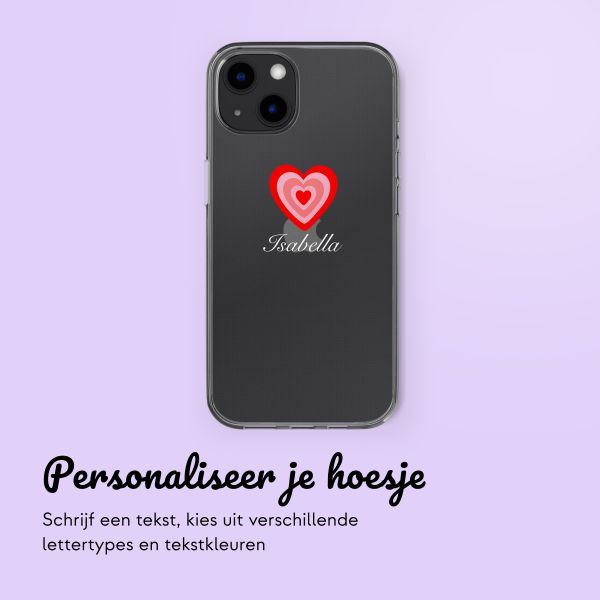Hoesje met eigen foto en/of tekst Apple iPhone 13 - Hartje