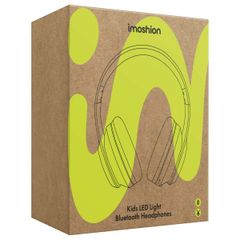 imoshion Draadloze Kinderkoptelefoon LED Light - Decibelbegrenzer - Met AUX kabel - Hartjes