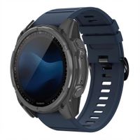 imoshion QuickFit® Stripe Siliconenbandje  - Garmin 26 mm aansluiting - Donkerblauw
