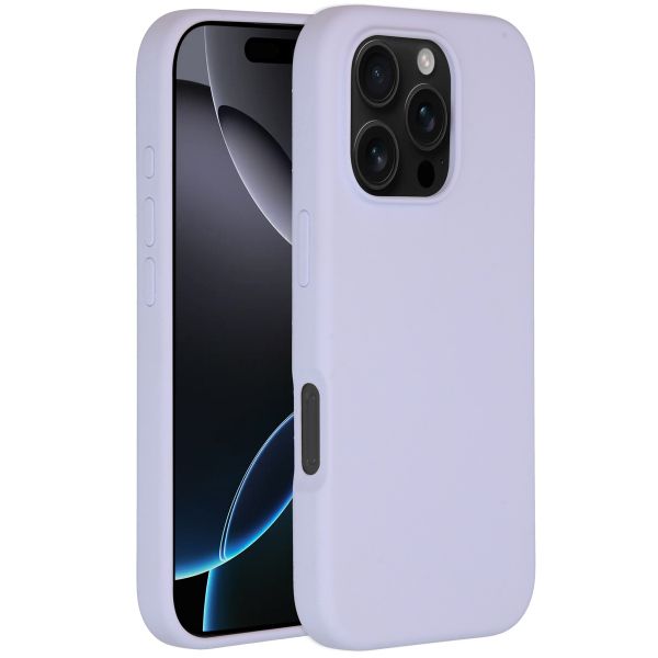 Accezz Liquid Silicone Backcover met MagSafe iPhone 16 Pro - Paars