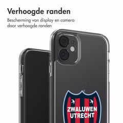 Clear Backcover Apple iPhone 11 - Zwaluwen Utrecht '11