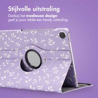 imoshion 360° Draaibare Design Bookcase Samsung Galaxy Tab A9 Plus - Lavender Flowers
