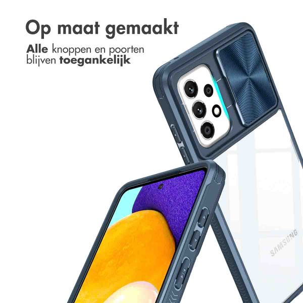 imoshion Camslider Backcover Samsung Galaxy A52(s) (5G/4G) - Donkerblauw