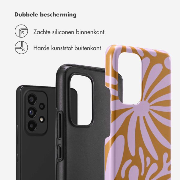 Selencia Vivid Backcover Samsung Galaxy A53 - Modern Bloom Pink