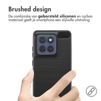 imoshion Brushed Backcover Motorola Edge 60 Fusion - Zwart