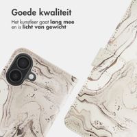 imoshion Design Bookcase Apple iPhone 16 - Sandy Marble