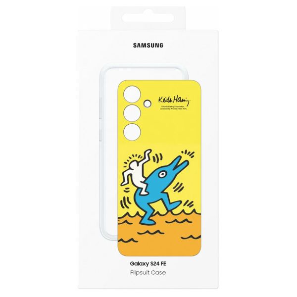 Samsung Originele FlipSuit Case Samsung Galaxy S24 FE - Geel