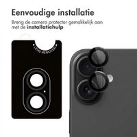 imoshion 2 Pack Camera lens protector Apple iPhone 17 / 16 / 16 Plus - Zwart